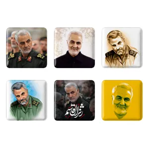 مگنت مربعی سردار سلیمانی