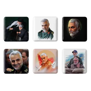 مگنت مربعی سردار سلیمانی