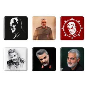 مگنت مربعی سردار سلیمانی