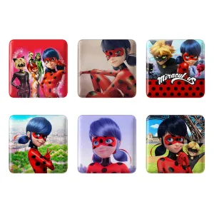 مگنت مربعی دختر کفشدوزکی ( Ladybug Girl)