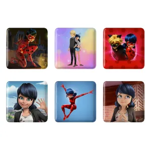 مگنت مربعی دختر کفشدوزکی (Ladybug Girl)