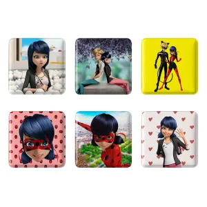 مگنت مربعی دختر کفشدوزکی (Ladybug Girl)