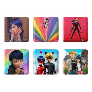 مگنت مربعی دختر کفشدوزکی (Ladybug Girl)