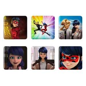 مگنت مربعی دختر کفشدوزکی (Ladybug Girl)