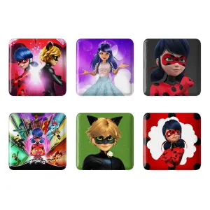مگنت مربعی دختر کفشدوزکی ( Ladybug Girl)