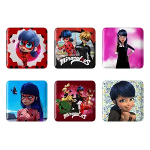 مگنت مربعی دختر کفشدوزکی ( Ladybug Girl)