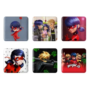 مگنت مربعی دختر کفشدوزکی ( Ladybug Girl)