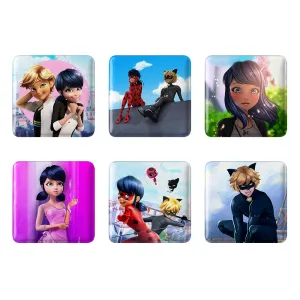 مگنت مربعی دختر کفشدوزکی ( Ladybug Girl)
