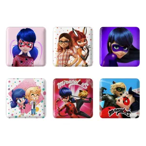 مگنت مربعی دختر کفشدوزکی ( Ladybug Girl)
