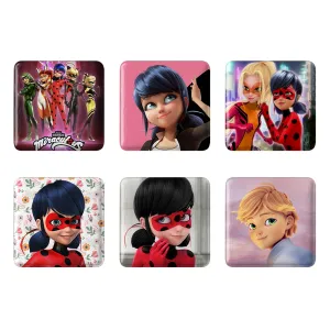 مگنت مربعی دختر کفشدوزکی ( Ladybug Girl)