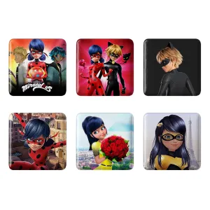 مگنت مربعی دختر کفشدوزکی ( Ladybug Girl)