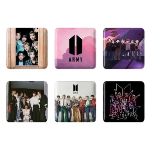 مگنت مربعی گروه بی تی اس (BTS)
