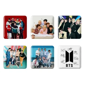 مگنت مربعی گروه بی تی اس (BTS)