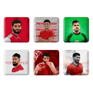 مگنت مربعی پرسپولیس
