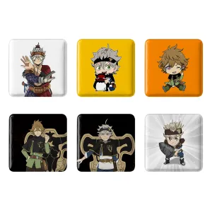 مگنت مربعی بلک کلاور (Black Clover)