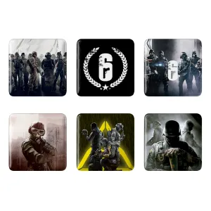 مگنت مربعی رینبوسیکس (Rainbow Six)