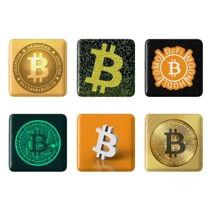مگنت مربعی بیت کوین (Bitcoin)