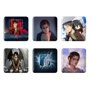 مگنت مربعی انیمه اتک آن تایتان (Attack on Titan)