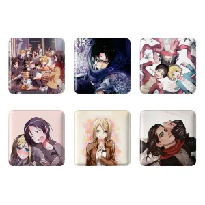مگنت مربعی انیمه اتک آن تایتان (Attack on Titan)