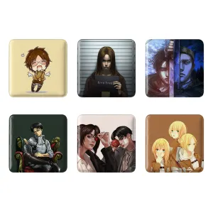 مگنت مربعی انیمه اتک آن تایتان (Attack on Titan)