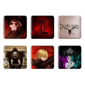 مگنت مربعی انیمه دفترچه مرگ (Death Note)