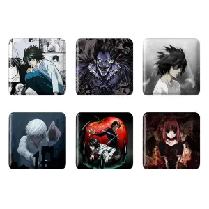 مگنت مربعی انیمه دفترچه مرگ (Death Note)