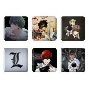 مگنت مربعی انیمه دفترچه مرگ (Death Note)