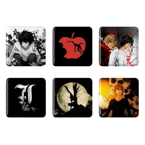 مگنت مربعی انیمه دفترچه مرگ (Death Note)