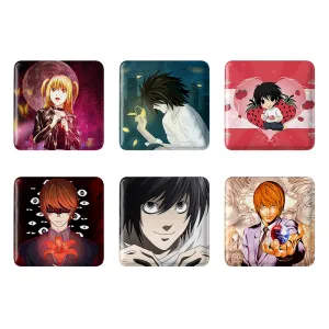 مگنت مربعی انیمه دفترچه مرگ (Death Note)