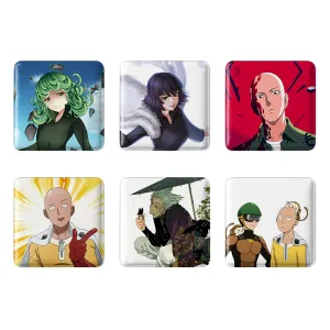 مگنت مربعی انیمه مرد تک مشتی (One Punch Man)