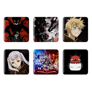 مگنت مربعی انیمه بلک کلاور (Black Clover)