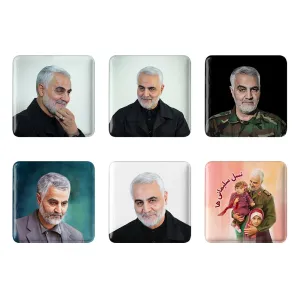 مگنت مربعی حاج قاسم سلیمانی