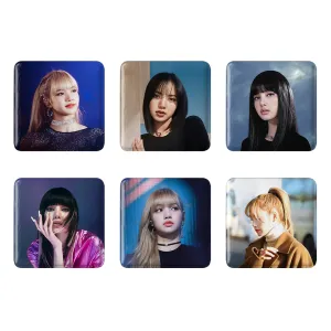 مگنت مربعی لیسا بلک پینک Black pink