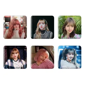 مگنت مربعی لیسا بلک پینک Black pink