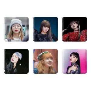 مگنت مربعی لیسا بلک پینک Black pink