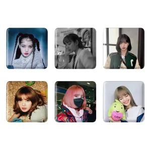 مگنت مربعی لیسا بلک پینک Black pink