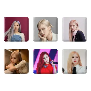 مگنت مربعی رزی بلک پینک Black pink