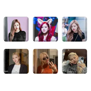 مگنت مربعی رزی بلک پینک Black pink