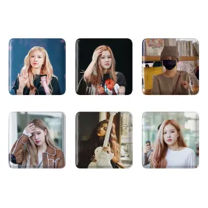 مگنت مربعی رزی بلک پینک Black pink