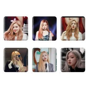 مگنت مربعی رزی بلک پینک Black pink