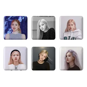 مگنت مربعی رزی بلک پینک Black pink