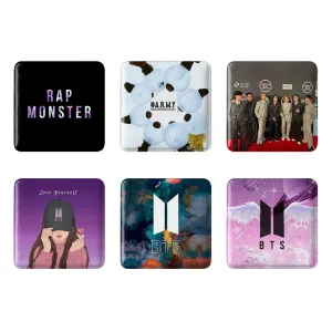 مگنت مربعی بی تی اس BTS
