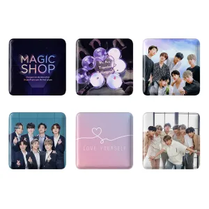 مگنت مربعی بی تی اس BTS