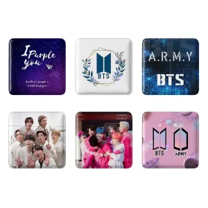 مگنت مربعی بی تی اس BTS