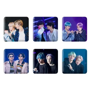 مگنت مربعی بی تی اس BTS