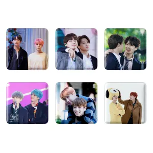 مگنت مربعی بی تی اس BTS
