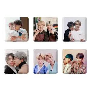 مگنت مربعی بی تی اس BTS