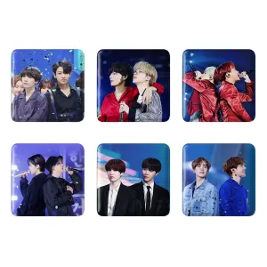 مگنت مربعی بی تی اس BTS