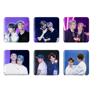 مگنت مربعی بی تی اس BTS