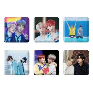 مگنت مربعی بی تی اس BTS